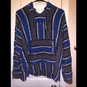 “Drug rug” pullover jacket